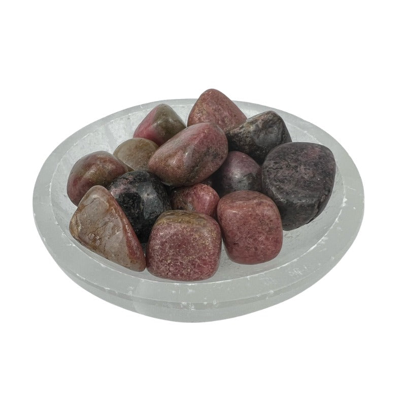 Rhodonite Tumbled Stone - 20-30 mm