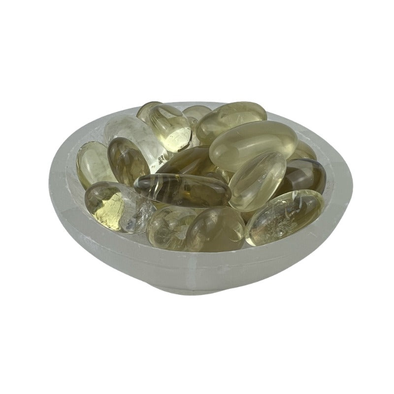 Lemon Quartz Tumbled Stone - 15-40 mm