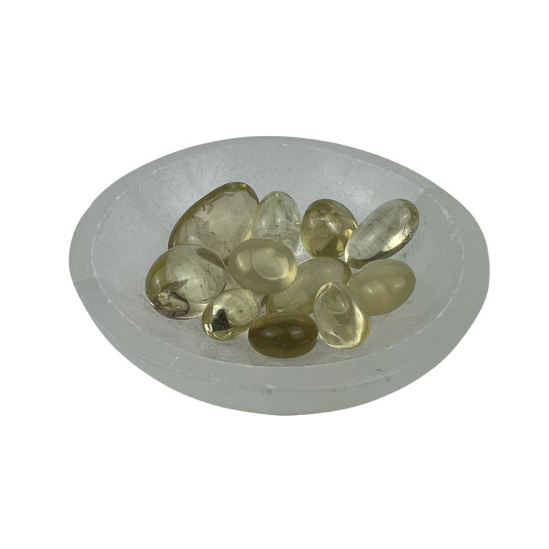 Lemon Quartz Tumbled Stone - 15-40 mm