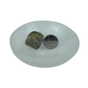 Epidote with Quartz Tumbled Stone - 20-30 mm