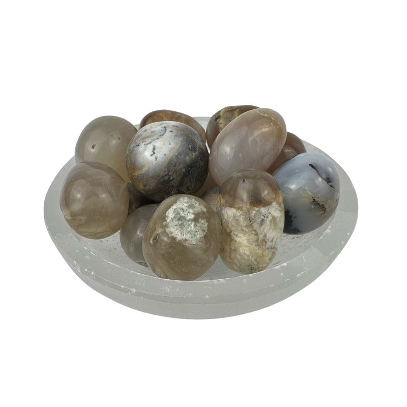 Dendritic Opal Tumbled Stone - 15-30 mm
