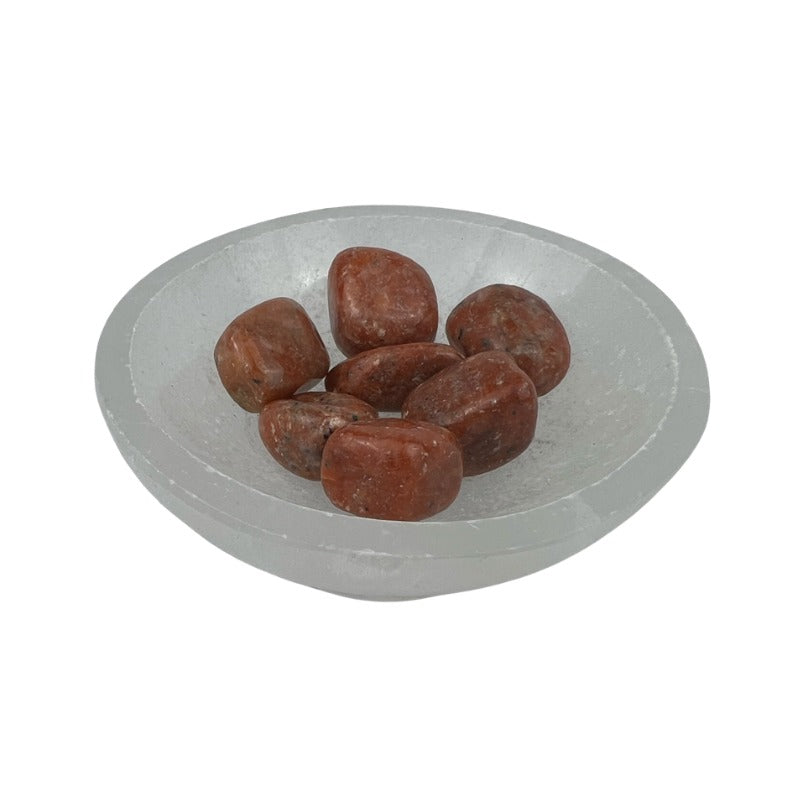 Orchid Calcite Tumbled Stone - 15-30 mm
