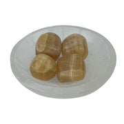 Honey Calcite Tumbled Stone - 20-35 mm