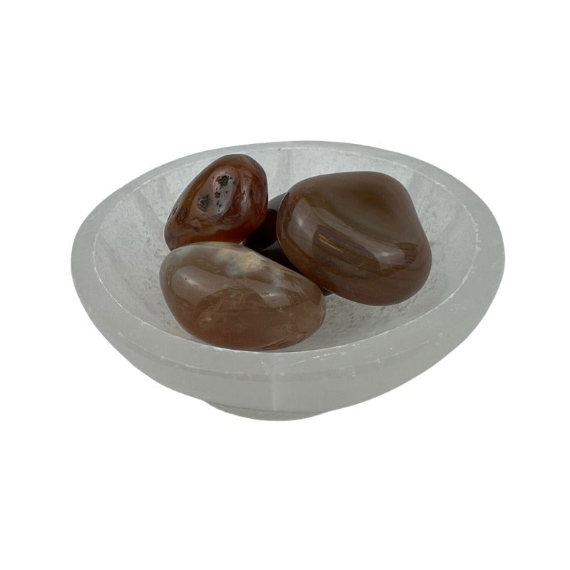 Red Agate Tumbled Stone - 25-40 mm