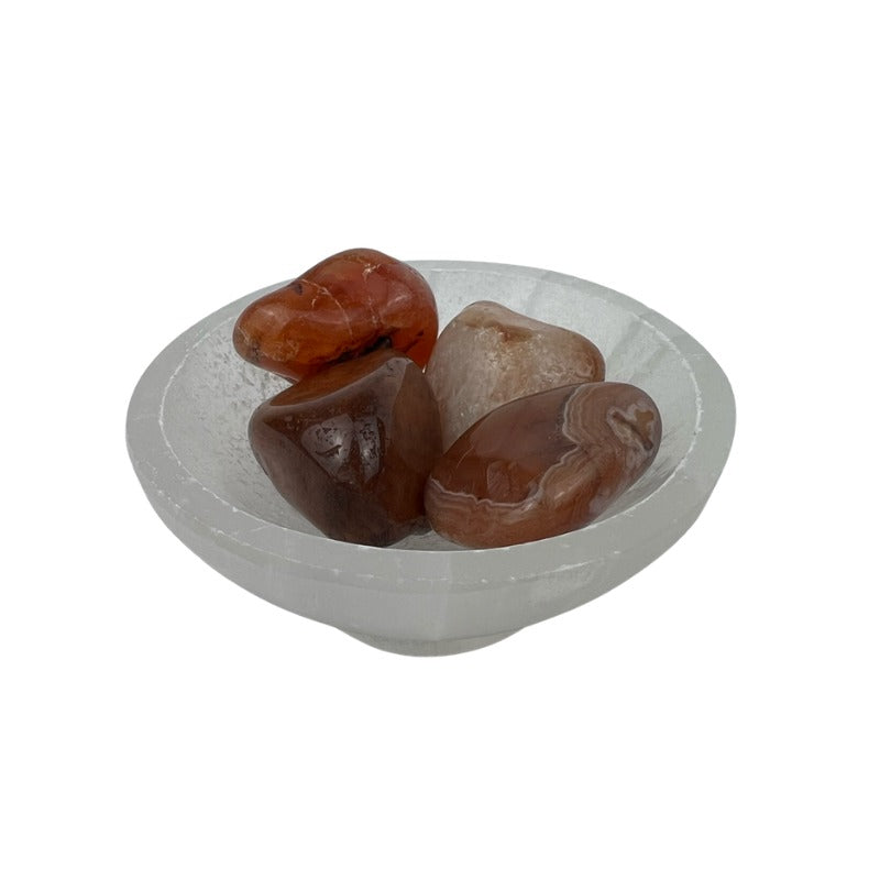 Red Agate Pebble - 30-55 mm