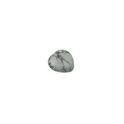 White Howlite Heart - 0.75 inch