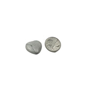 White Howlite Heart - 0.75 inch