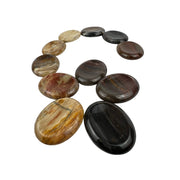 Petrified Wood Worry Stone - 2 inch