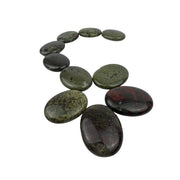Dragon Blood Jasper Palm Stone - 2.5-3.0 inch