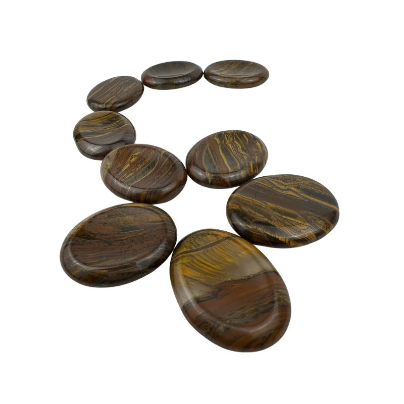Tiger Iron Worry Stone - 1.75-2 inch