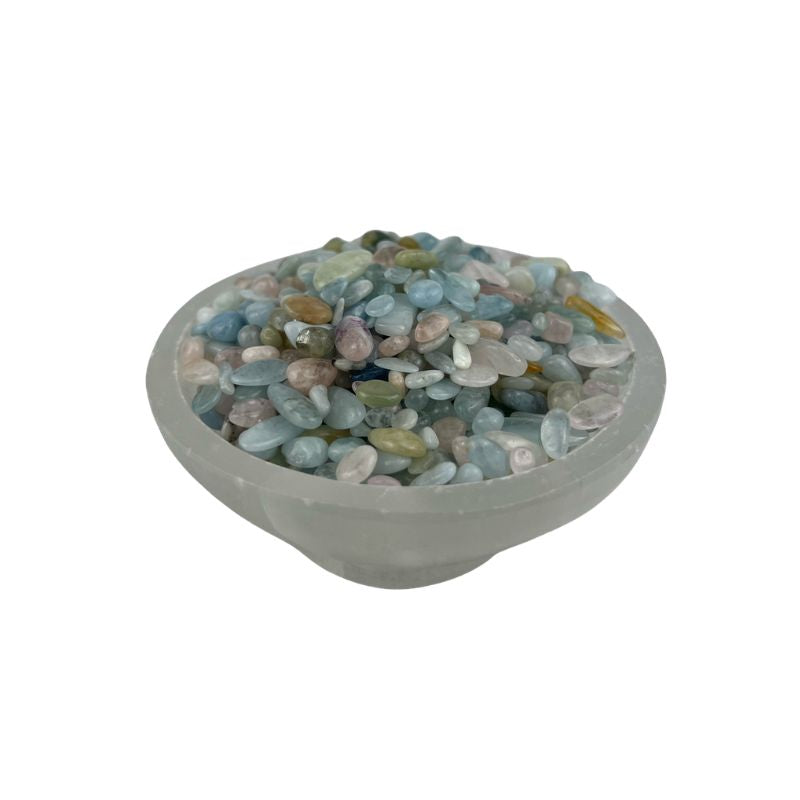 Morganite Tumbled Chips - 5-20 mm