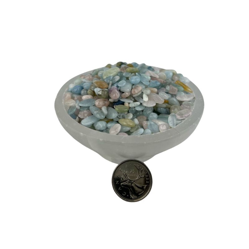 Morganite Tumbled Chips - 5-20 mm