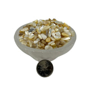 Mother of Pearl Tumbled Chips - 5-7 mm