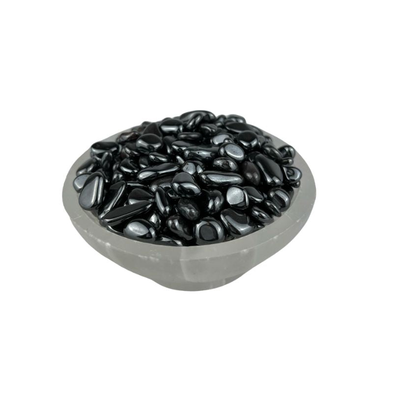 Hematite Tumbled Chips - 10-22 mm