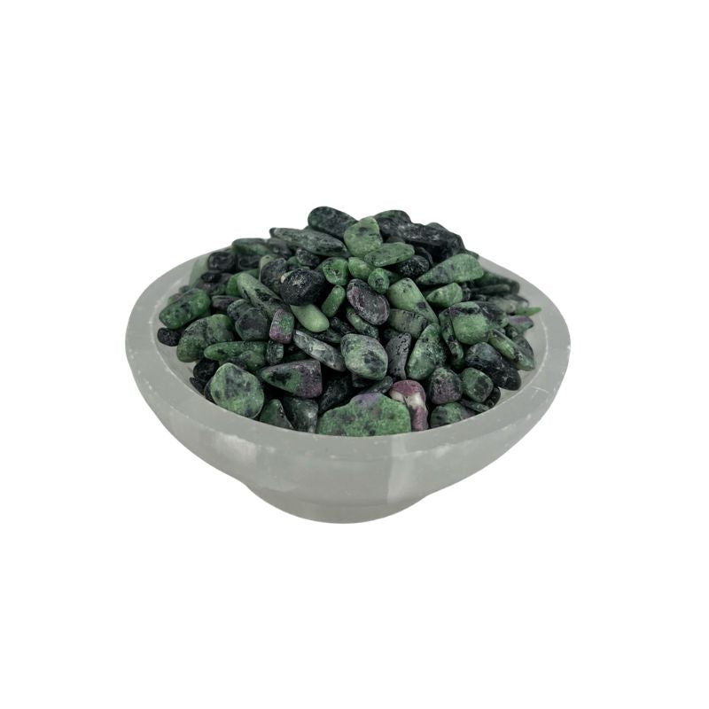 Ruby Zoisite Tumbled Chips - 5-9 mm