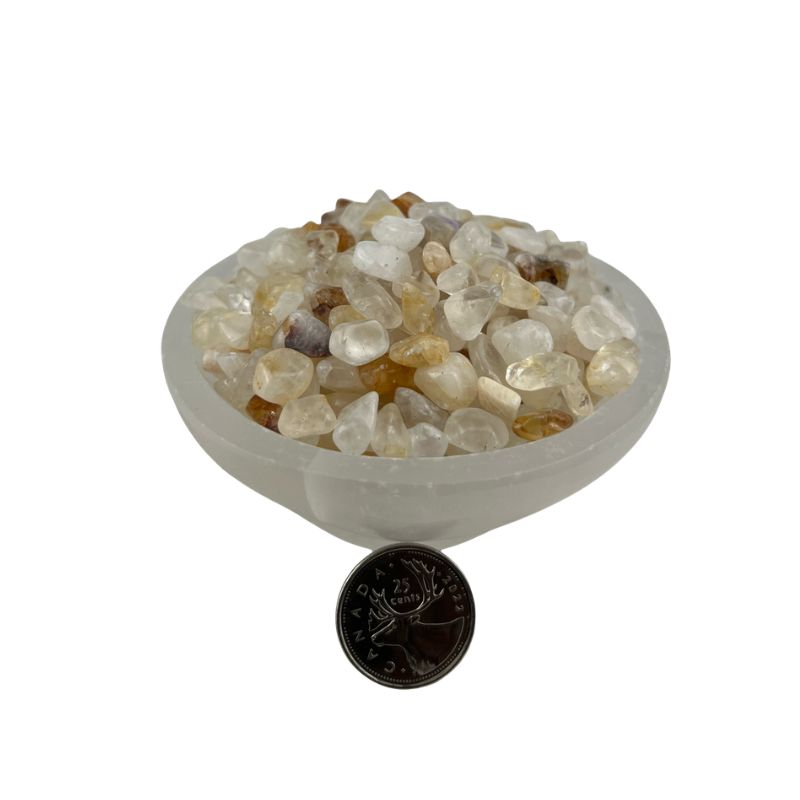 Golden Healer Quartz Tumbled Chips - 6-11 mm