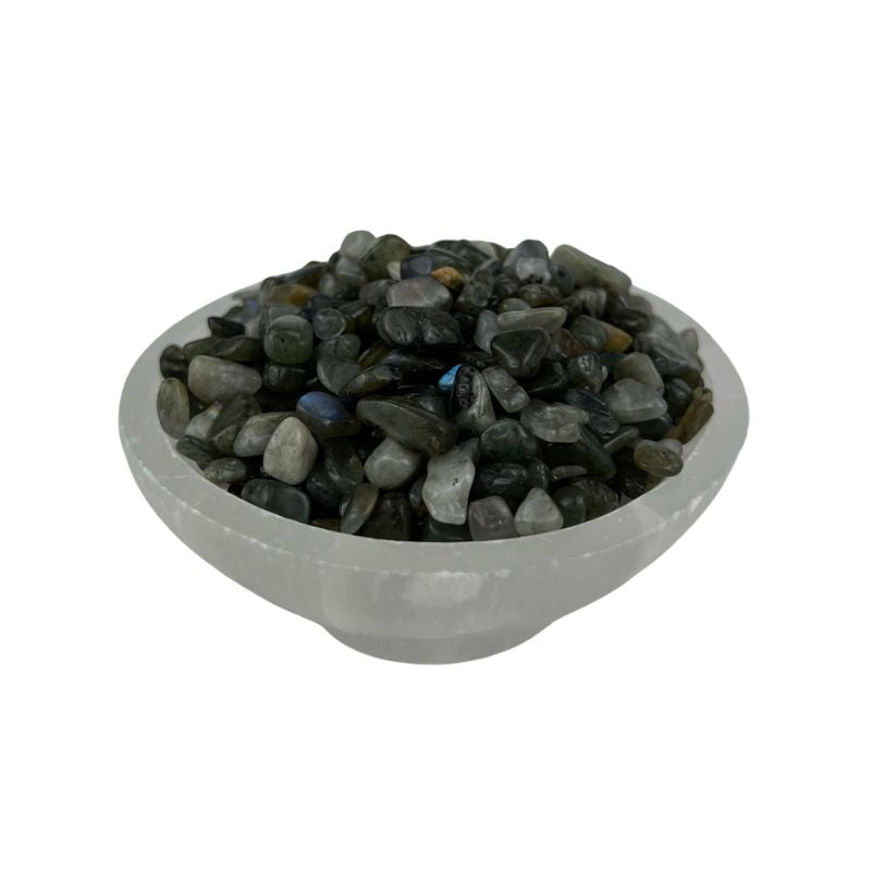 Labradorite Tumbled Chips - 5-10 mm