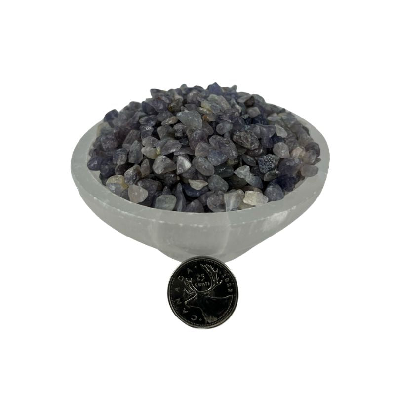 Iolite Tumbled Chips - 4-8 mm