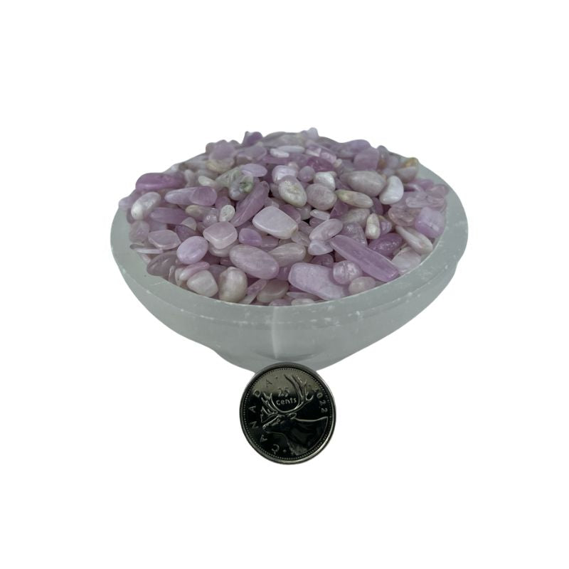 Kunzite Tumbled Chips - 5-15 mm