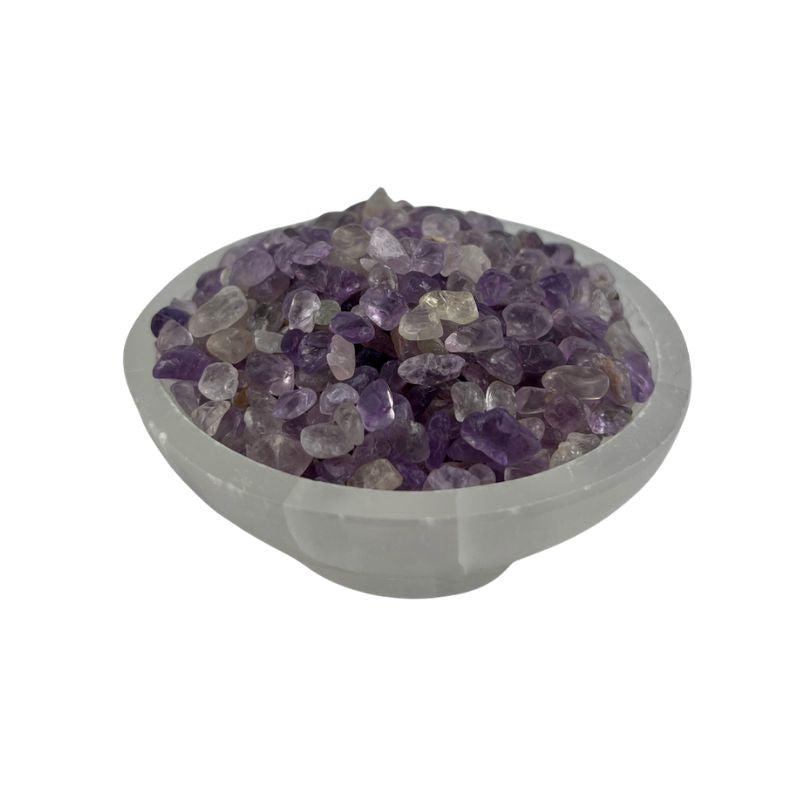 Amethyst Tumbled Chips - 5-15 mm