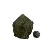Epidote Top Polished Point - 2.25-3 inch