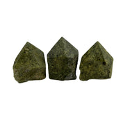 Epidote Top Polished Point - 2.25-3 inch