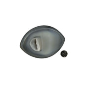 Agate Eyes Polished with Druse Slice - 4.25-5.5 inch