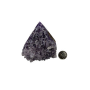 Amethyst with Druse Top Polished Point - 3.5-4.0 inch