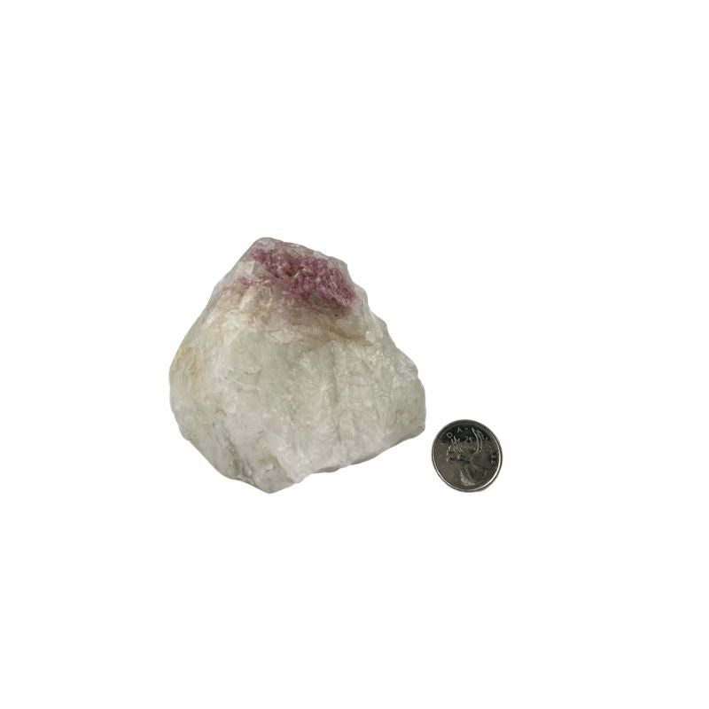 Pink Tourmaline with Quartz Rough - 3.75-4.75 inch