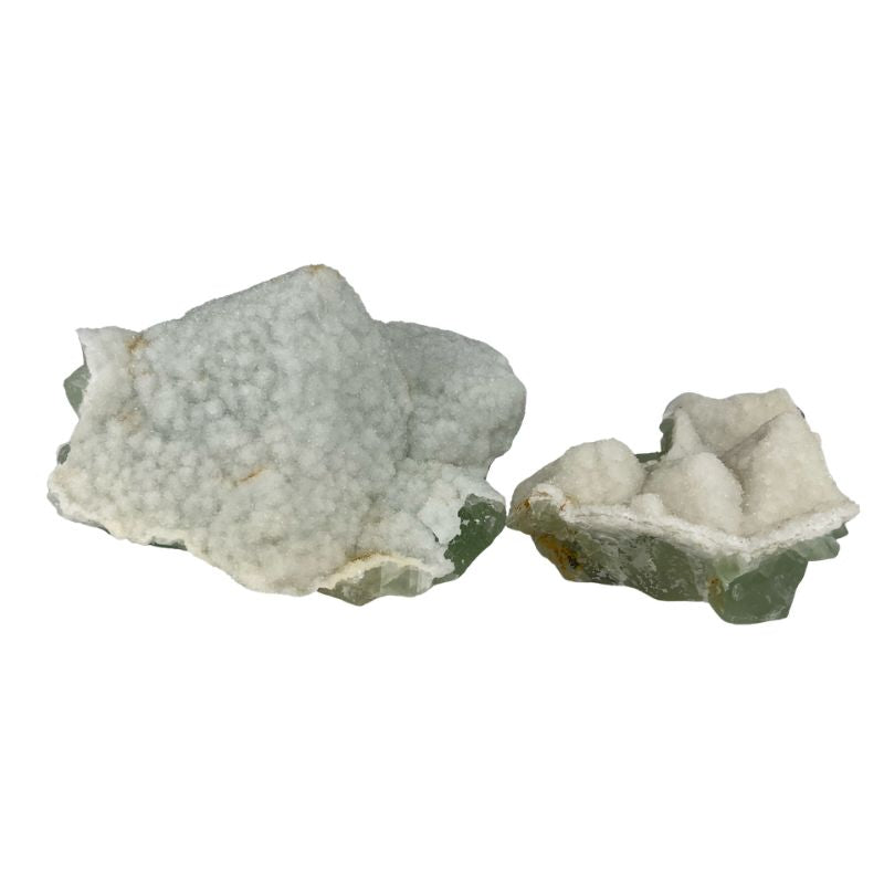 Fluorite with Quartz Specimen - 5.25-8.0 inch