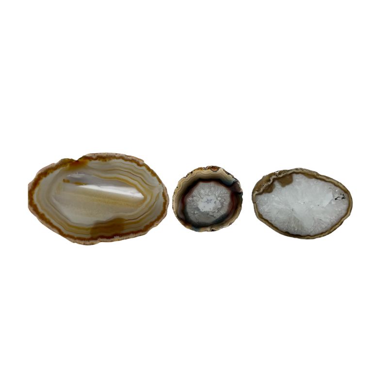 Natural Agate Slice - 1.5-4.0 inch