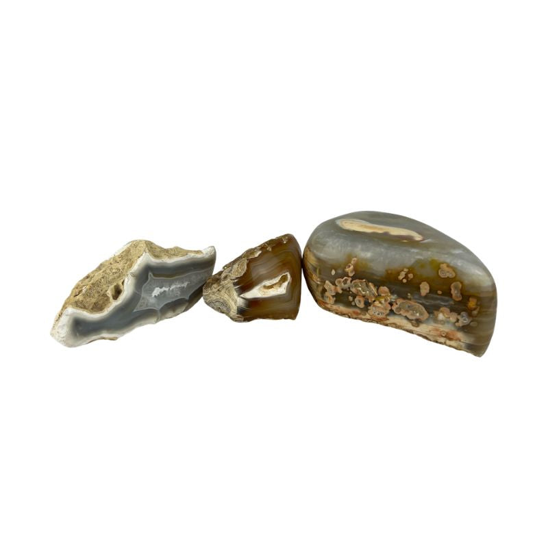 One Side Polished Agate Freeform - 2.0-4.5 inch