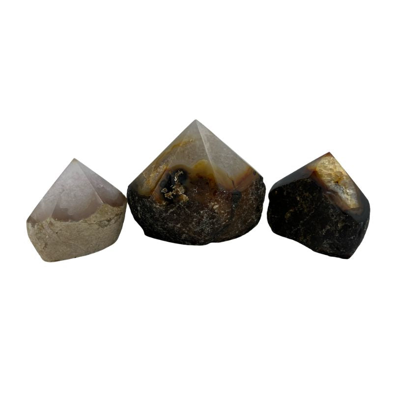 Mixed Agate Top Polished Point - 2.0-3.0 inch