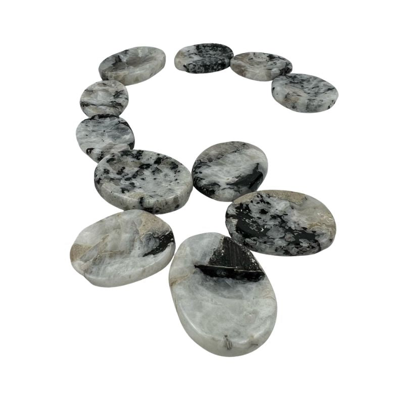 Rainbow Moonstone Worry Stone - 1.5-1.75 inch