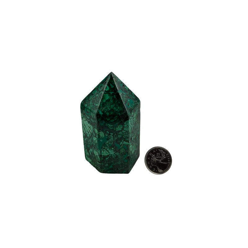Malachite Crystal Tower - 3.5 inch