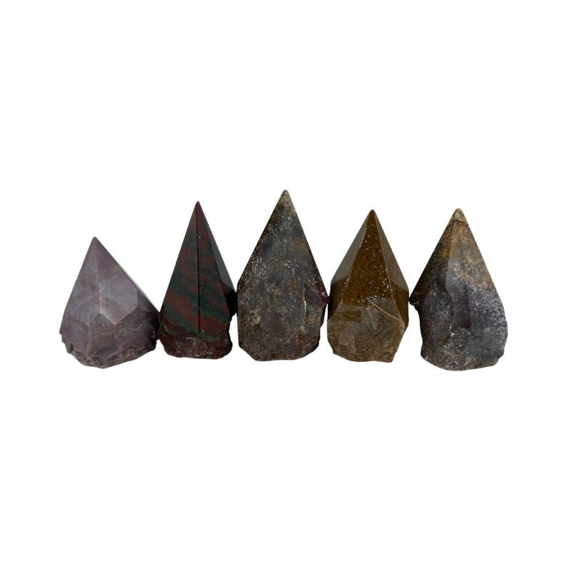 Fancy Jasper Top Polished Point - 2.0-3.0 inch