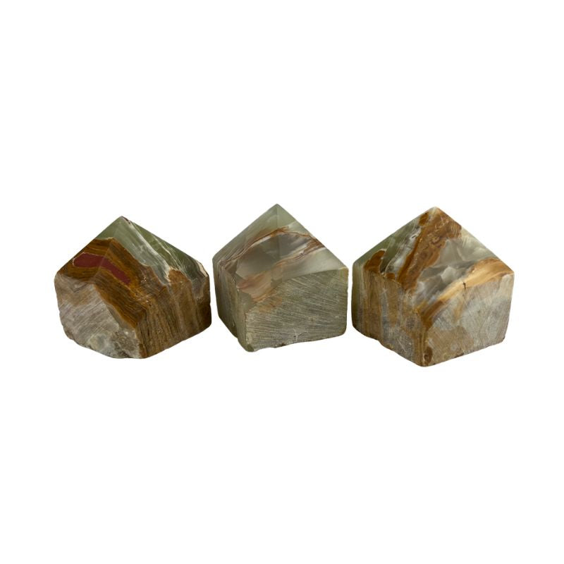 Green Onyx Top Polished Point - 2.5 inch