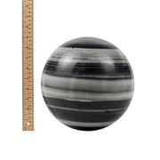 Tai Chi Stone Crystal Sphere - 9.5 inch