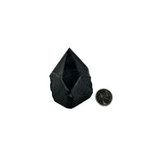 Black Onyx with Pyrite Top Polished Point - 2.75-3.0 inch