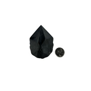 Black Onyx with Pyrite Top Polished Point - 2.75-3.0 inch