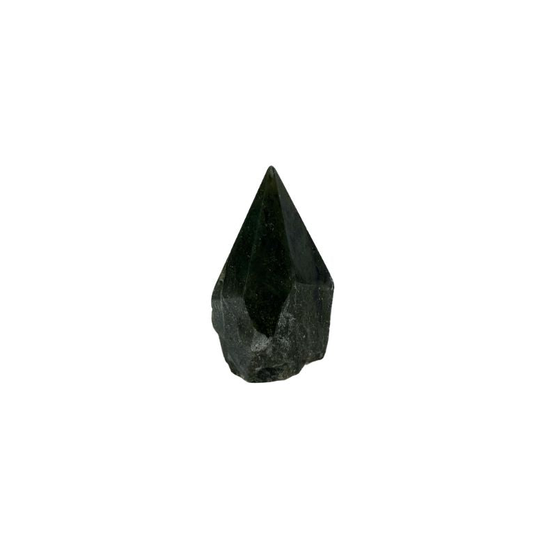 Green Moss Agate Top Polished Point - 2.25-2.75 inch