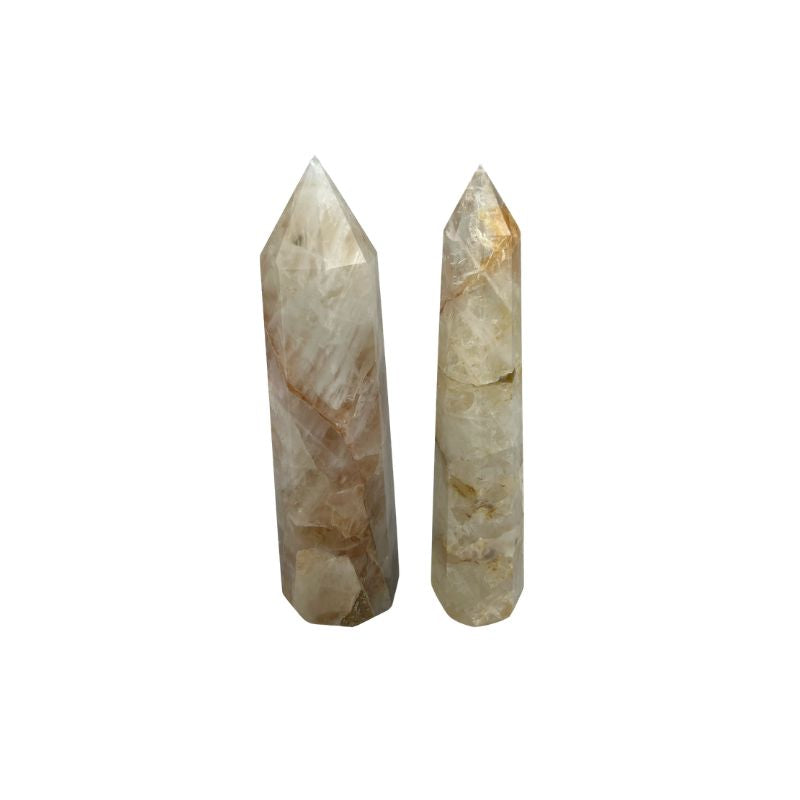 Natural Topaz Crystal Tower - 7.75 inch