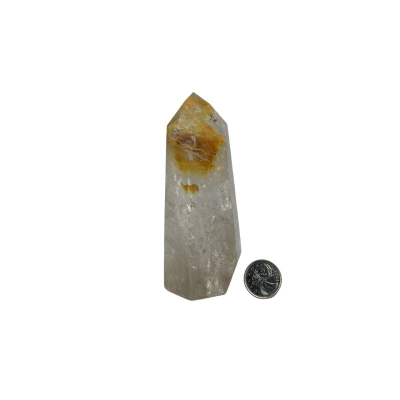 Golden Healer Quartz Crystal Tower - 4.25-4.75 inch