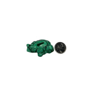 Malachite Frog Carving - 2 inch