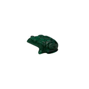 Malachite Frog Carving - 2.1 inch