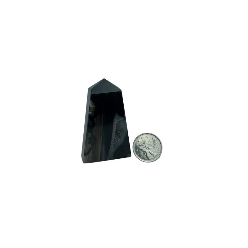Black Onyx Crystal Tower - 2.5-3 inch