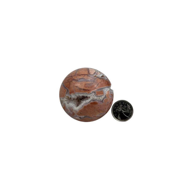 Pink Agate Sphere - 2.25-2.5 inch