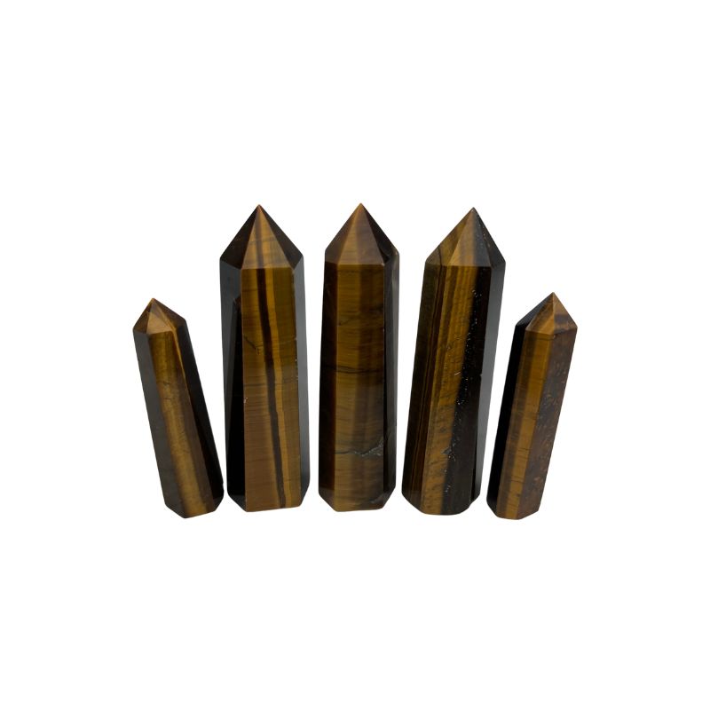 Tiger Eye Crystal Tower - 3.0-3.75 inch