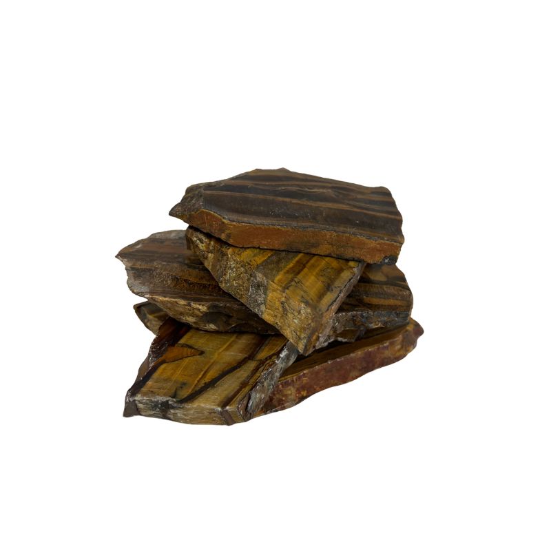 Tiger Eye Polished Slab - 3.75-5.75 inch