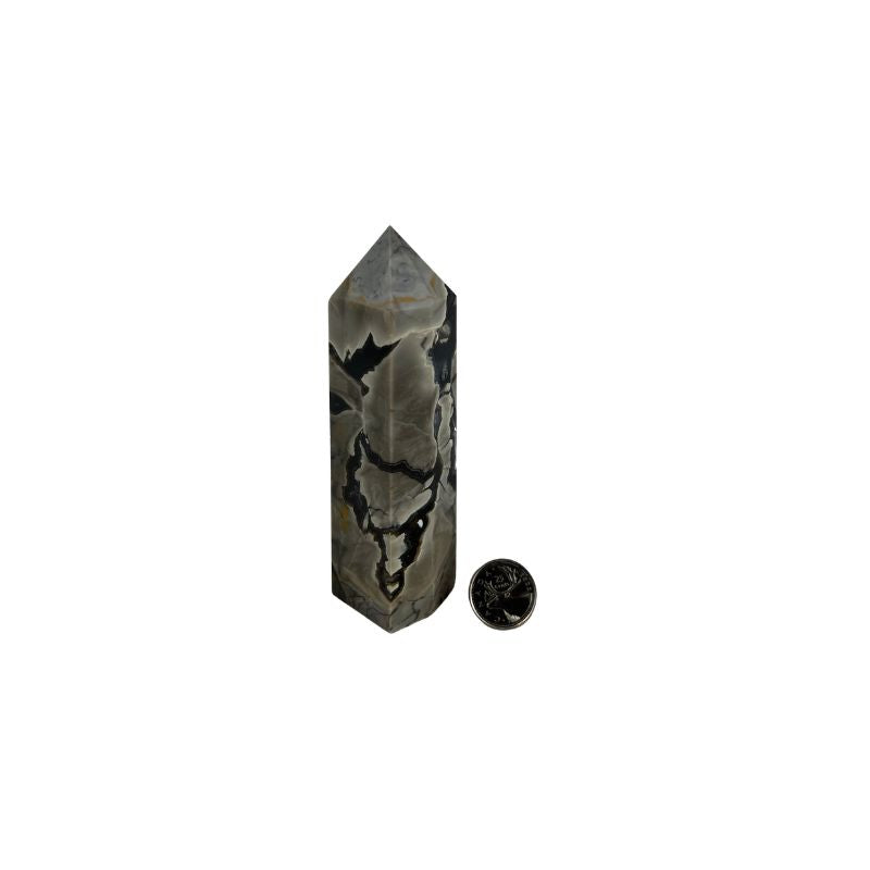 Volcano Agate Crystal Tower - 5-7.5 inch